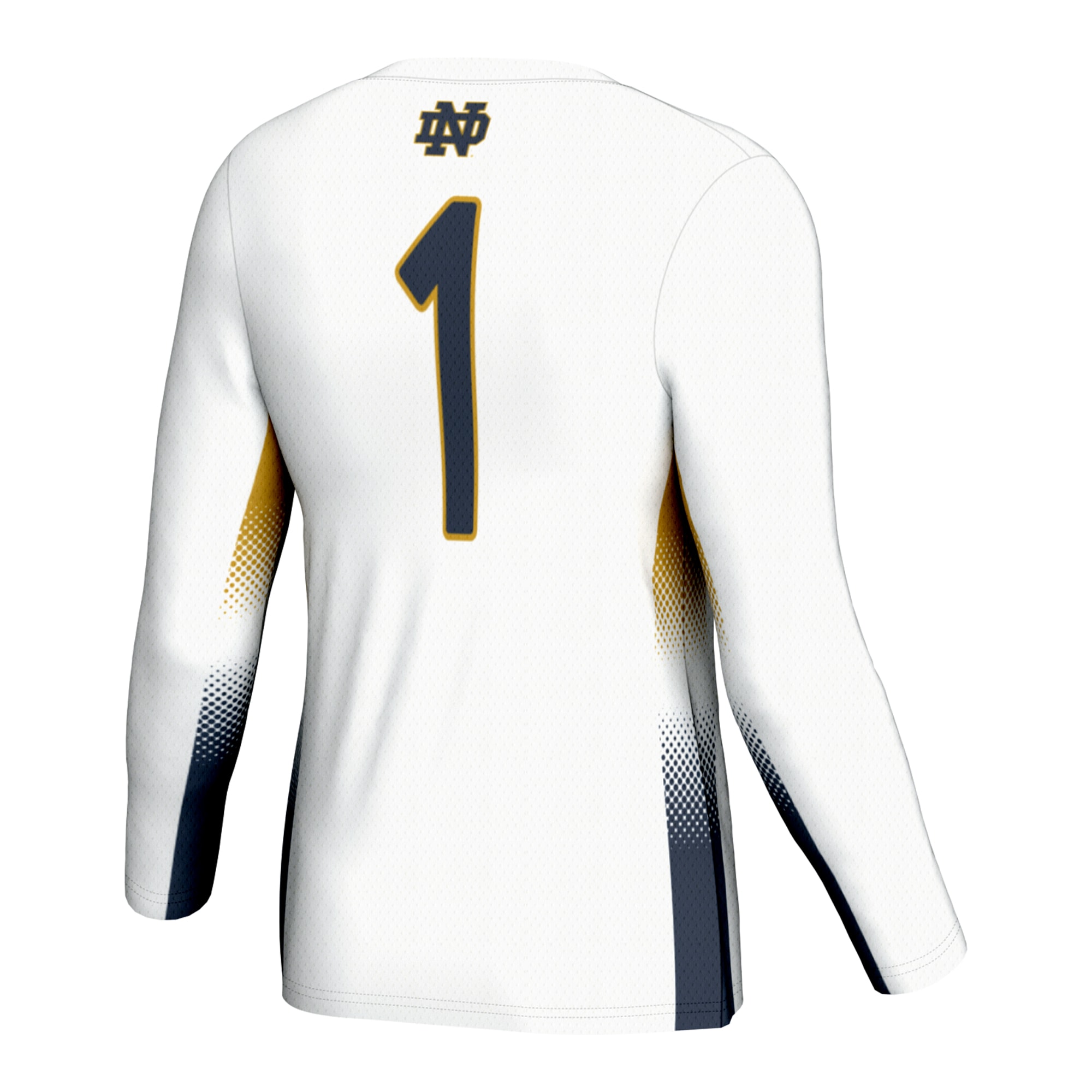 [NJP] Notre Dame Fighting Irish GameDay Greats Unisex Lightweight Volleyball Jersey - White