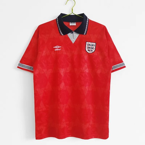 1990-1992 England Visitante - Durable Fabric - Soft Cotton