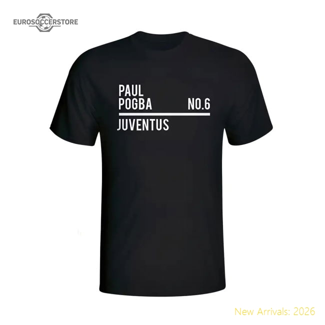 Paul Pogba Black And Whites Squad T-shirt (black) - Kids - Economical
