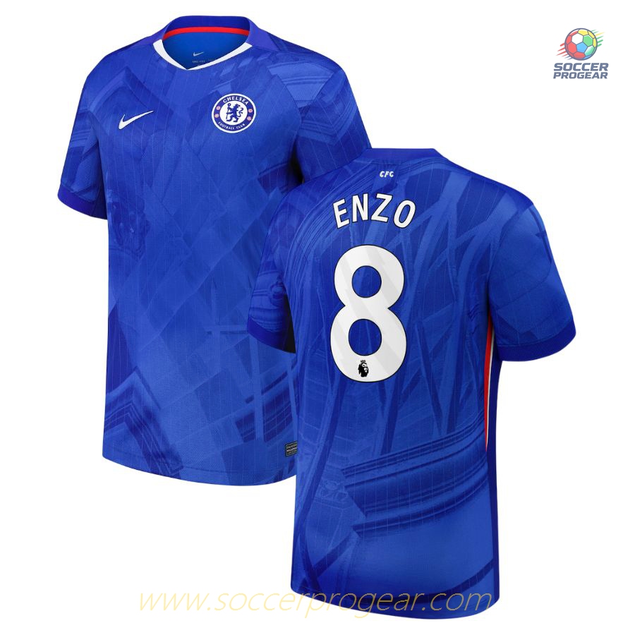 Chelsea Home Soccer Shirt 2025-2026 Season Enzo