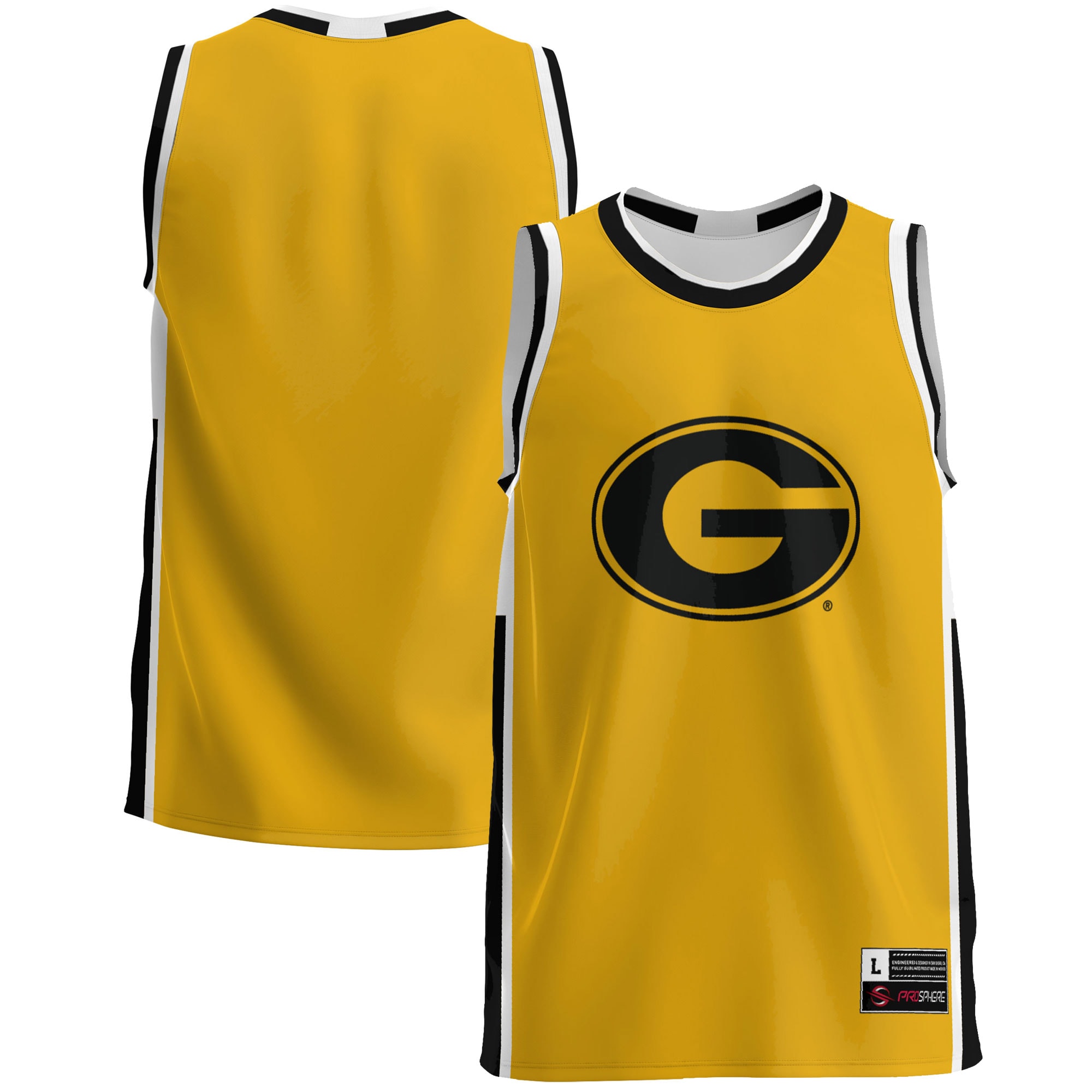[NJP] Grambling Tigers GameDay Greats Lightweight Basketball Jersey - Gold