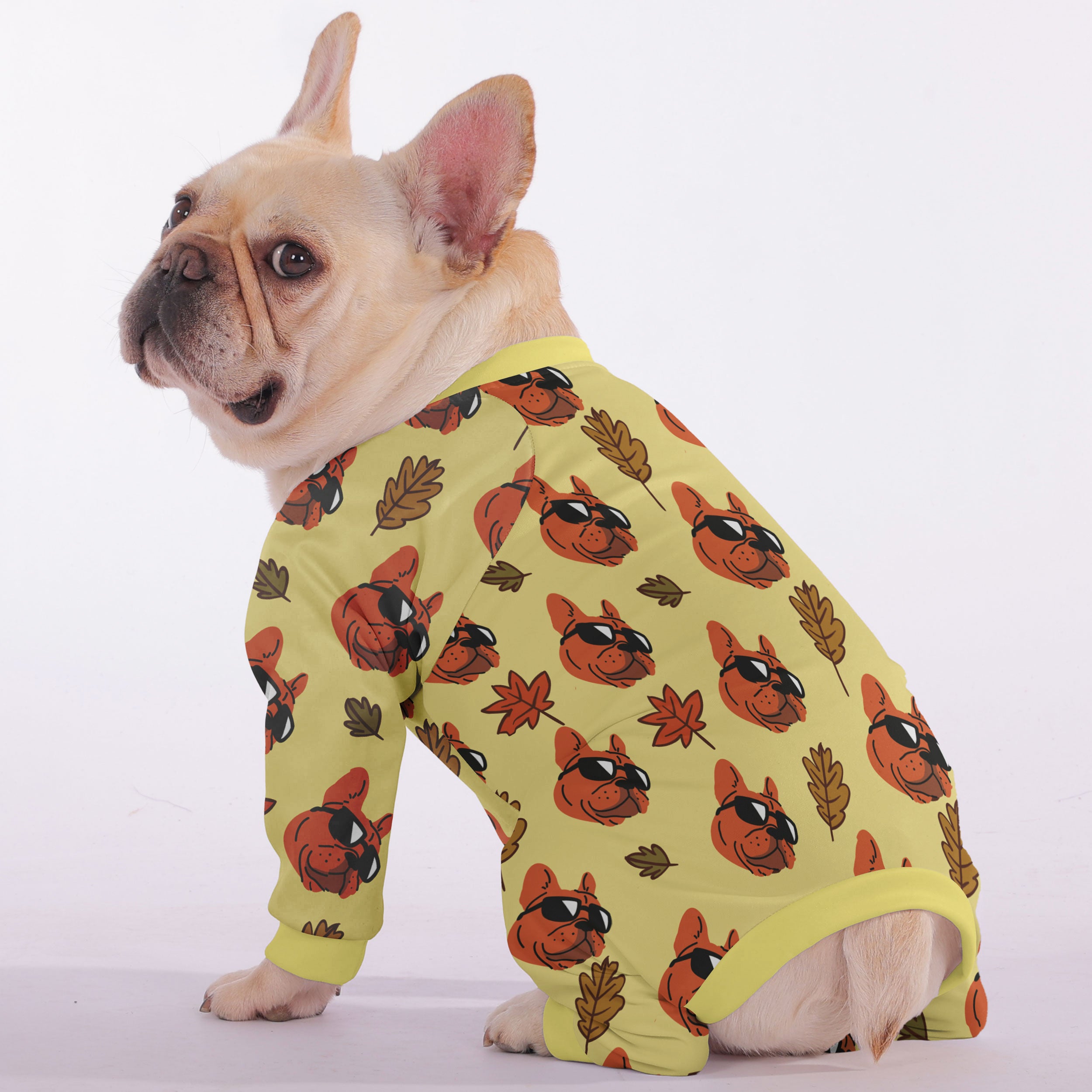 Koda - Durable Frenchie Pajama Paw Protection | Comfort Fit
