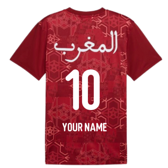 Morocco Prematch 20242025 Regular Elite Shirt Modern Athletic