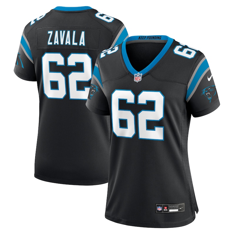 None Chandler Zavala CAR Panthers Dynamic Officially Licensed Jersey