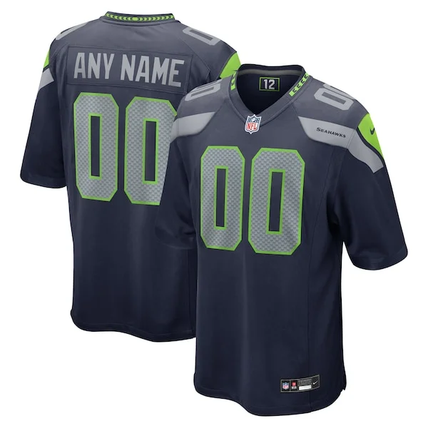 Seattle Seahawks Game NFL Jersey - Navy | Performance Football Apparel
