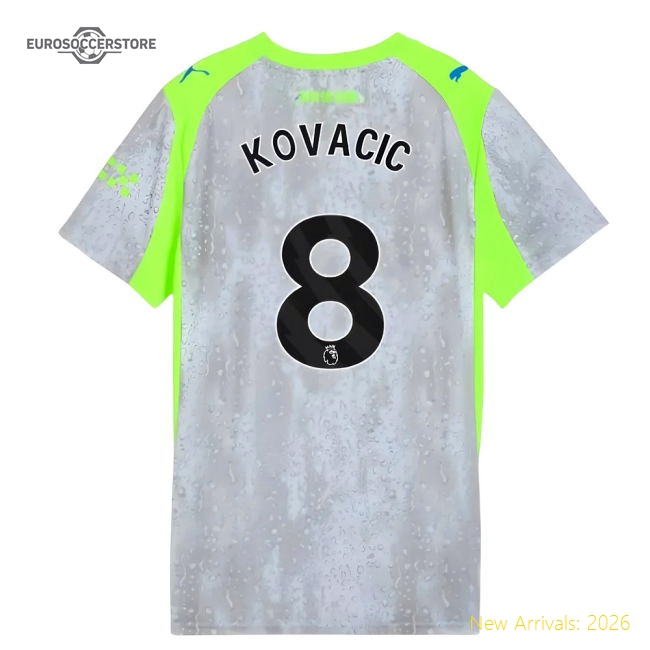 Modern Womens Man City Kovacic Jersey 2025-2026 Soft-touch