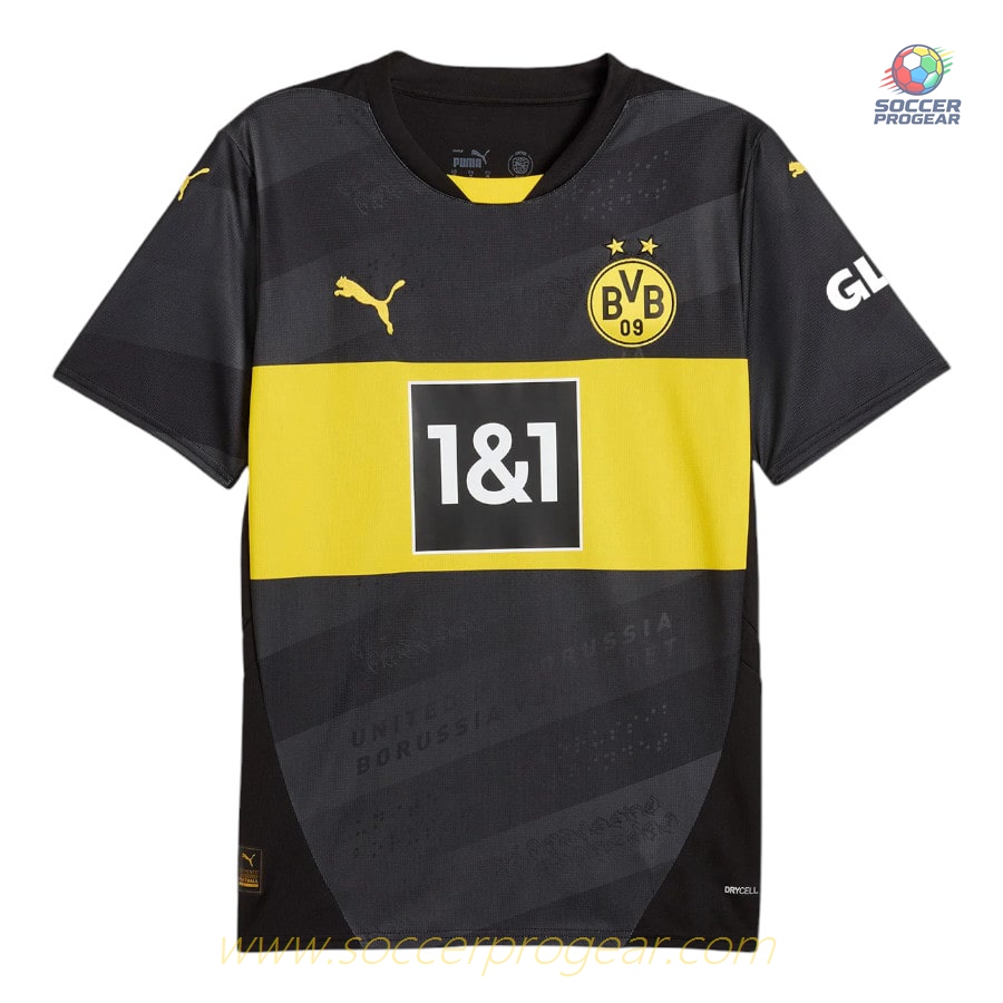 BVB Dortmund Away Team Soccer Jersey 2024-2025 Season