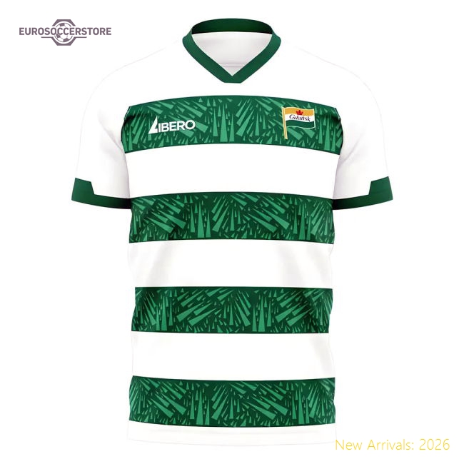 Luxury Womens Football Team Lechia Gdansk Jersey 2025-2026 Comfortable