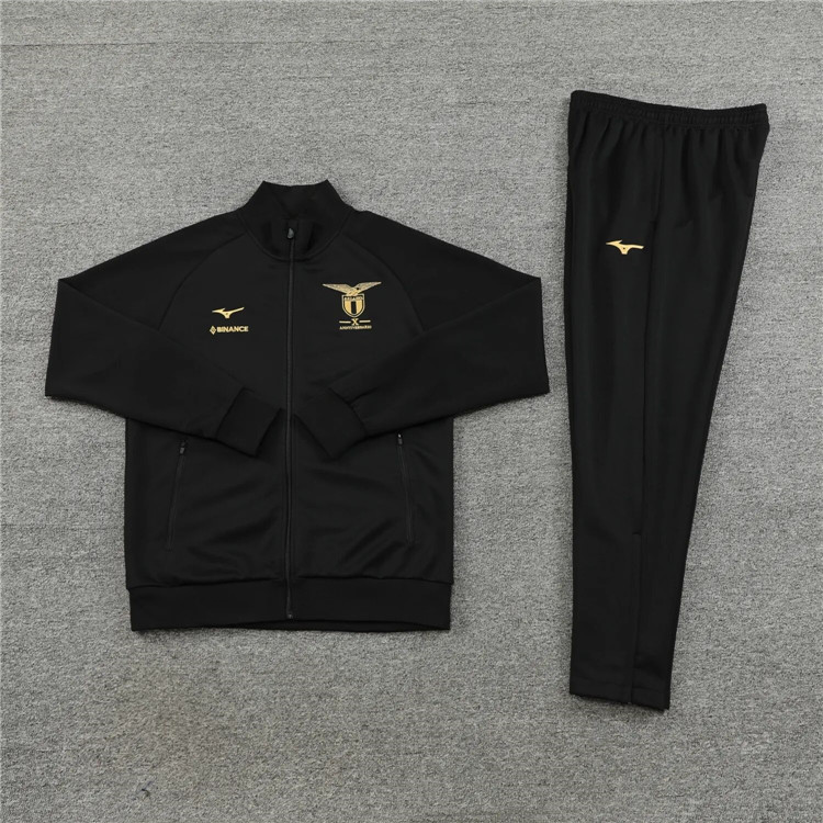 Lazio 2324 Black Half Zipper Tracksuit - Official Replica 21460