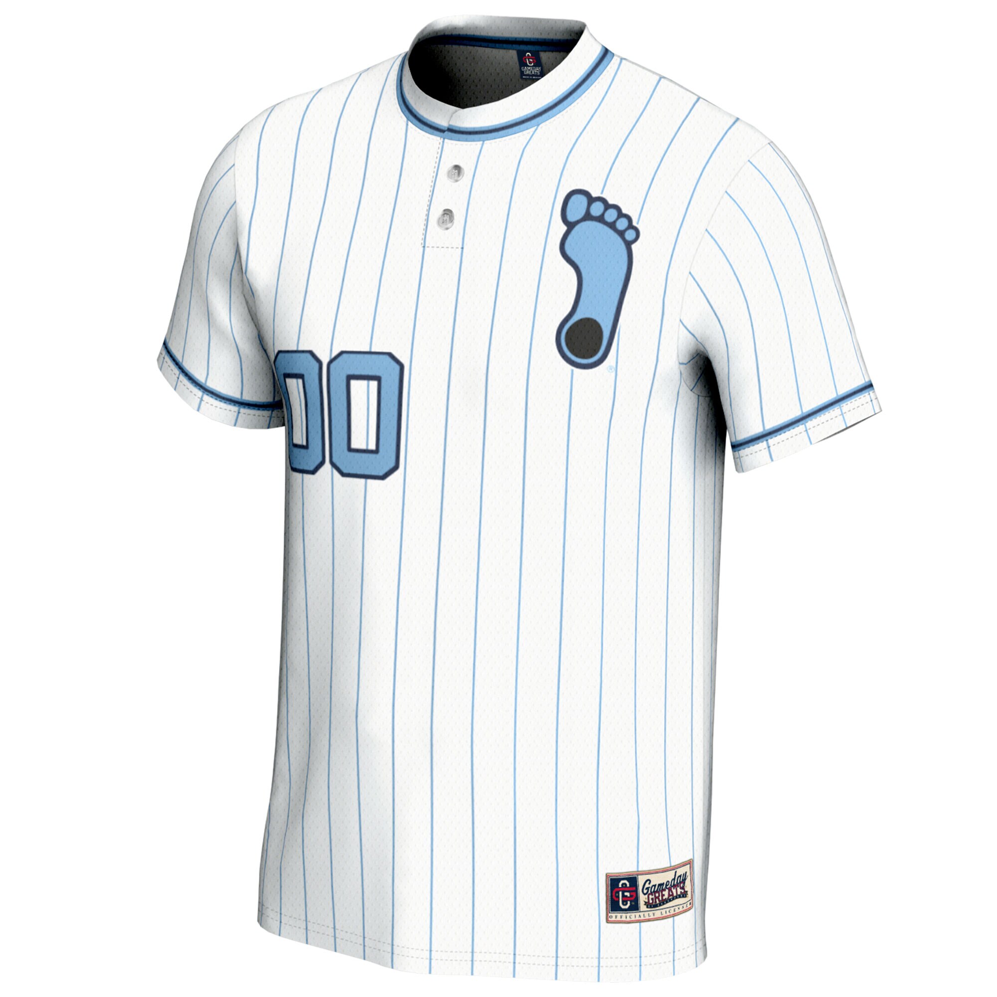[DDG] North Carolina Tar Heels GameDay Greats Unisex NIL Pick-A-Player Lightweight Softball Jersey - White