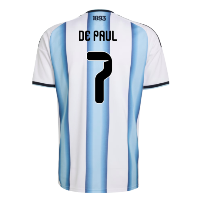 De Paul 7 Rare Argentina Home Unique Shirt 2026-2027 (1)