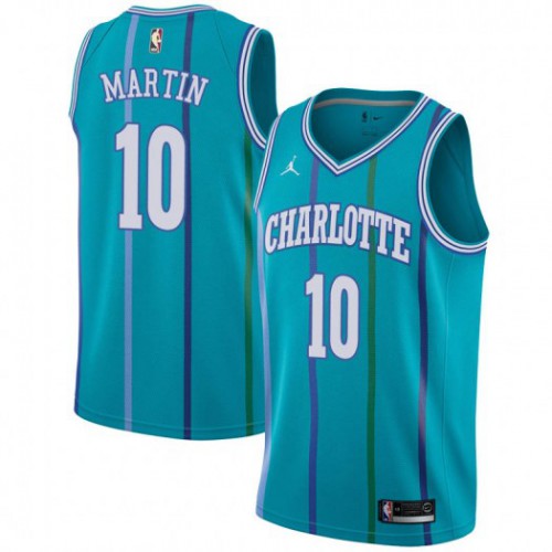 Official CHA #10 Caleb Martin 2024 Icon NBA Swingman Jersey Green -