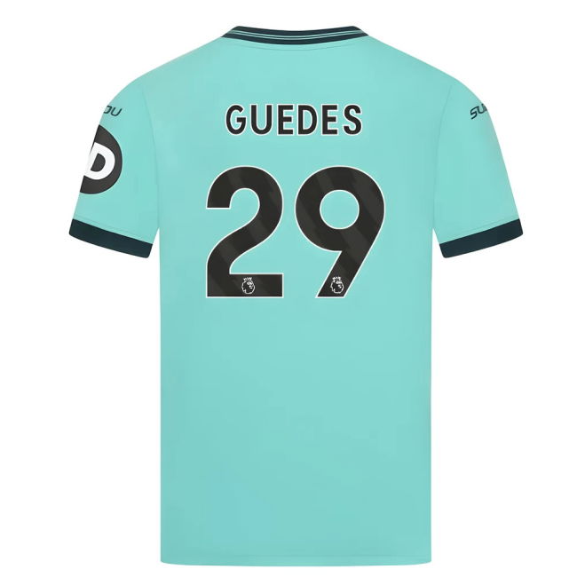 2025-2026 Wolves Away Kit (Kids) (Guedes 29)