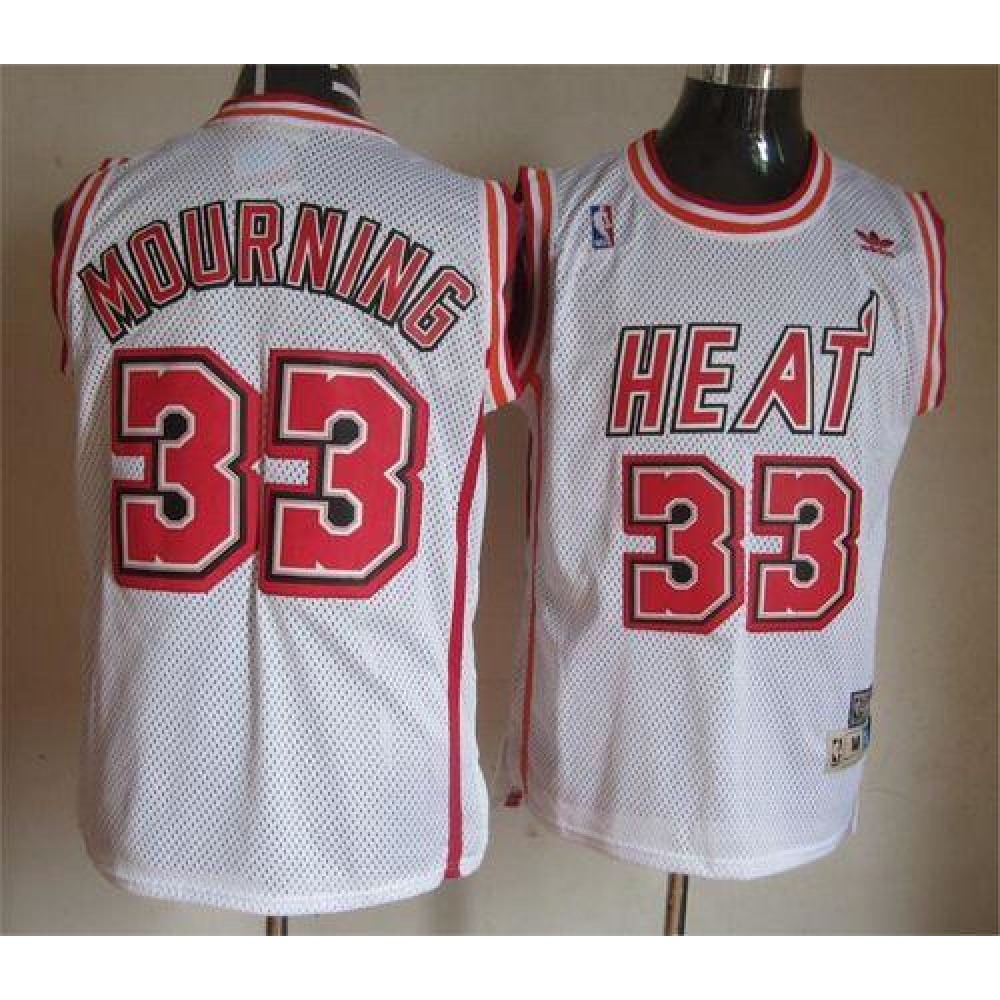 Cost-Effective Men's Miami Heat #33 Alonzo White Basketball Jersey
