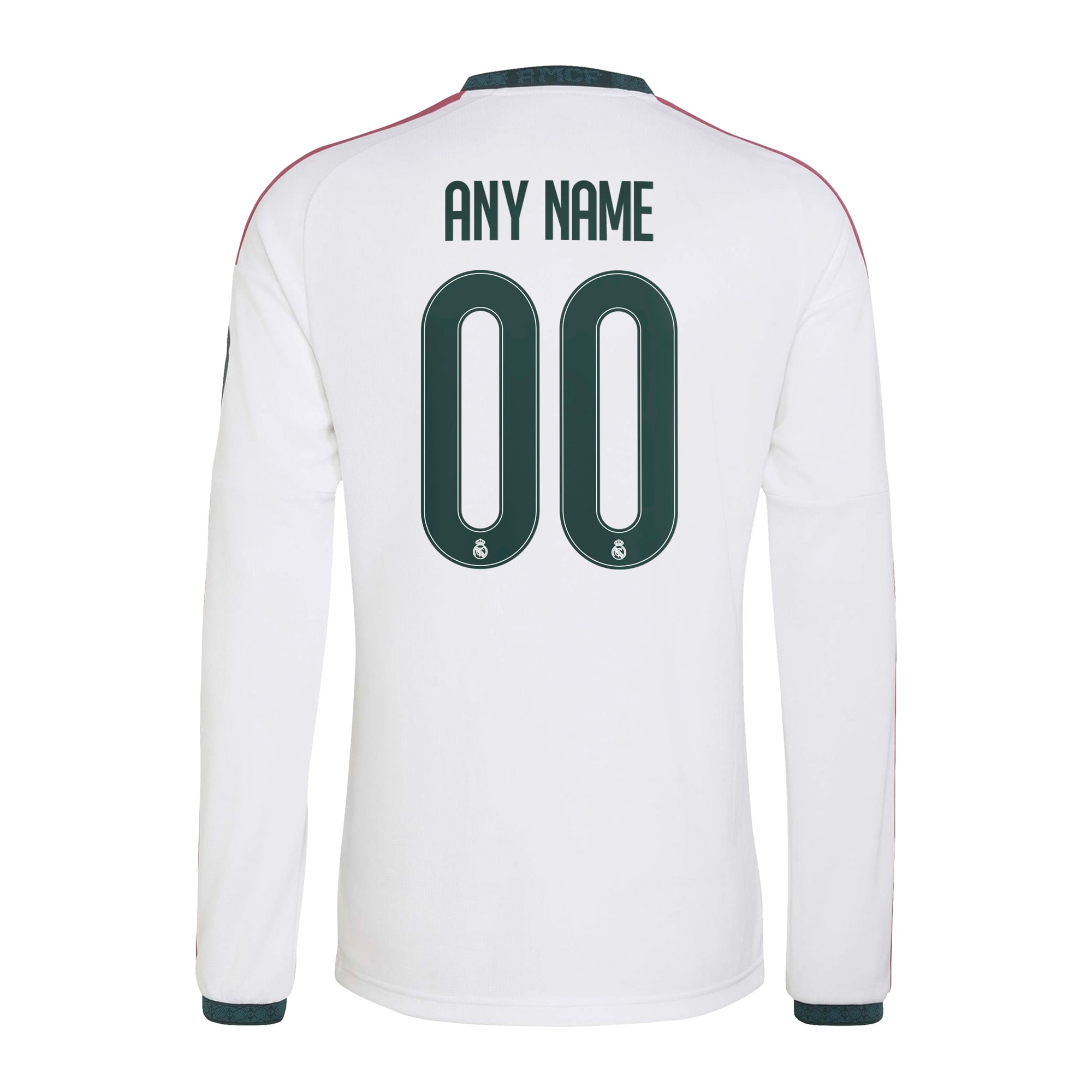 [SJH] Real Madrid 2026/27 Home Replica Custom Long Sleeve Jersey - White