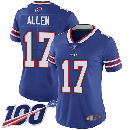 NFL B Bills #17 Josh Allen Blue Limited Jersey - Authentic Quality