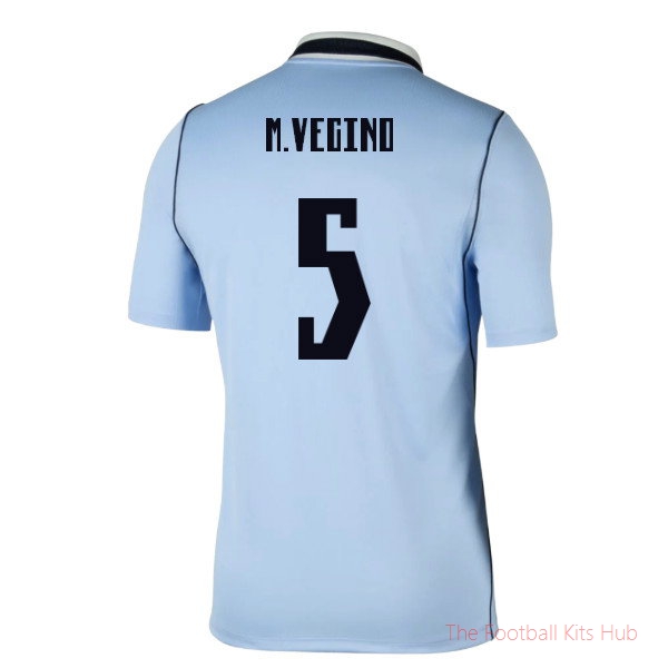 2026-2027 Uruguay Home Shirt (M.Vecino 5)