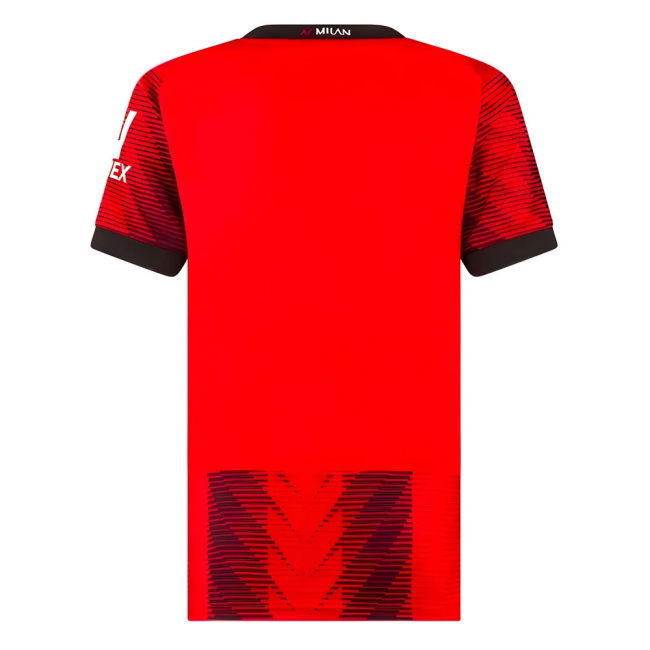 Excellent Rossoneri Home Jersey Fikayo Tomori #23 2024-2025 Season