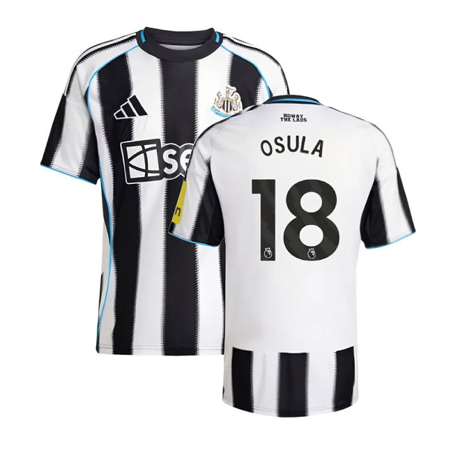 Newcastle 2025-20 Home Football Kit Osula 18 L M S