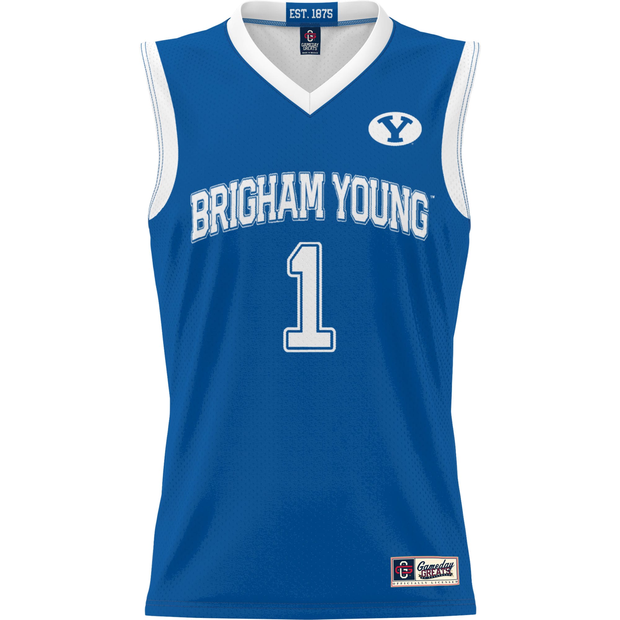 [DDG] BYU Cougars GameDay Greats Youth Lightweight Basketball Jersey - Royal