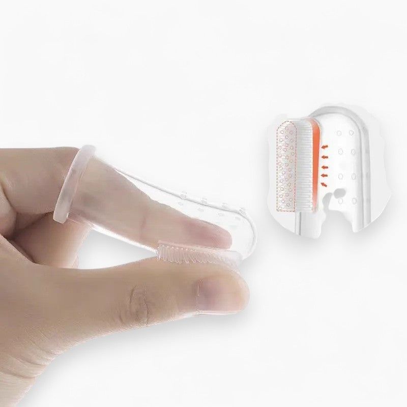 Toothbrush – Silicone Clear Dental Care Soft Tartar Remover Dog Supplies