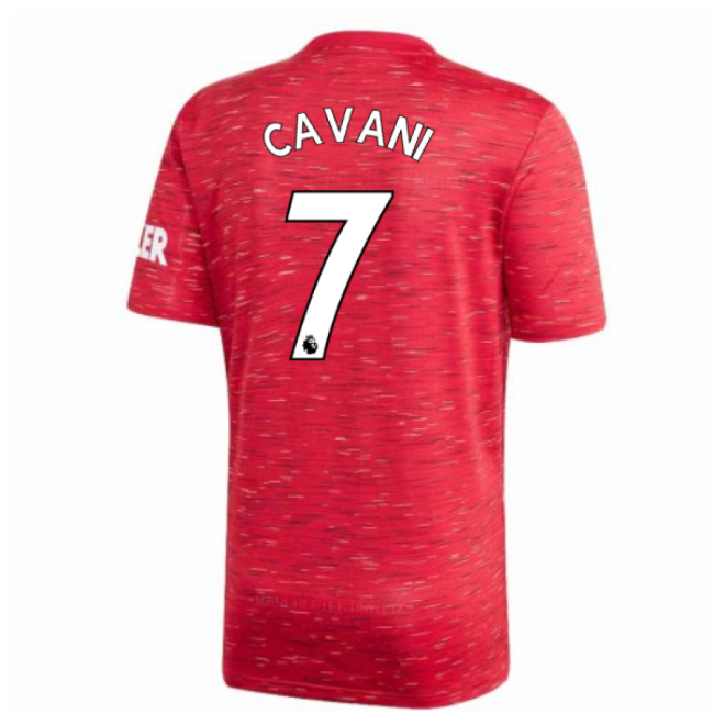 Man Utd 2020-20 Home Soccer Kit CAVANI Printing L M S Kids