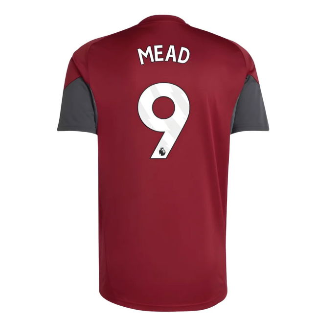 2025-2026 Arsenal EU Training Jersey (Burgundy) (Mead 9)