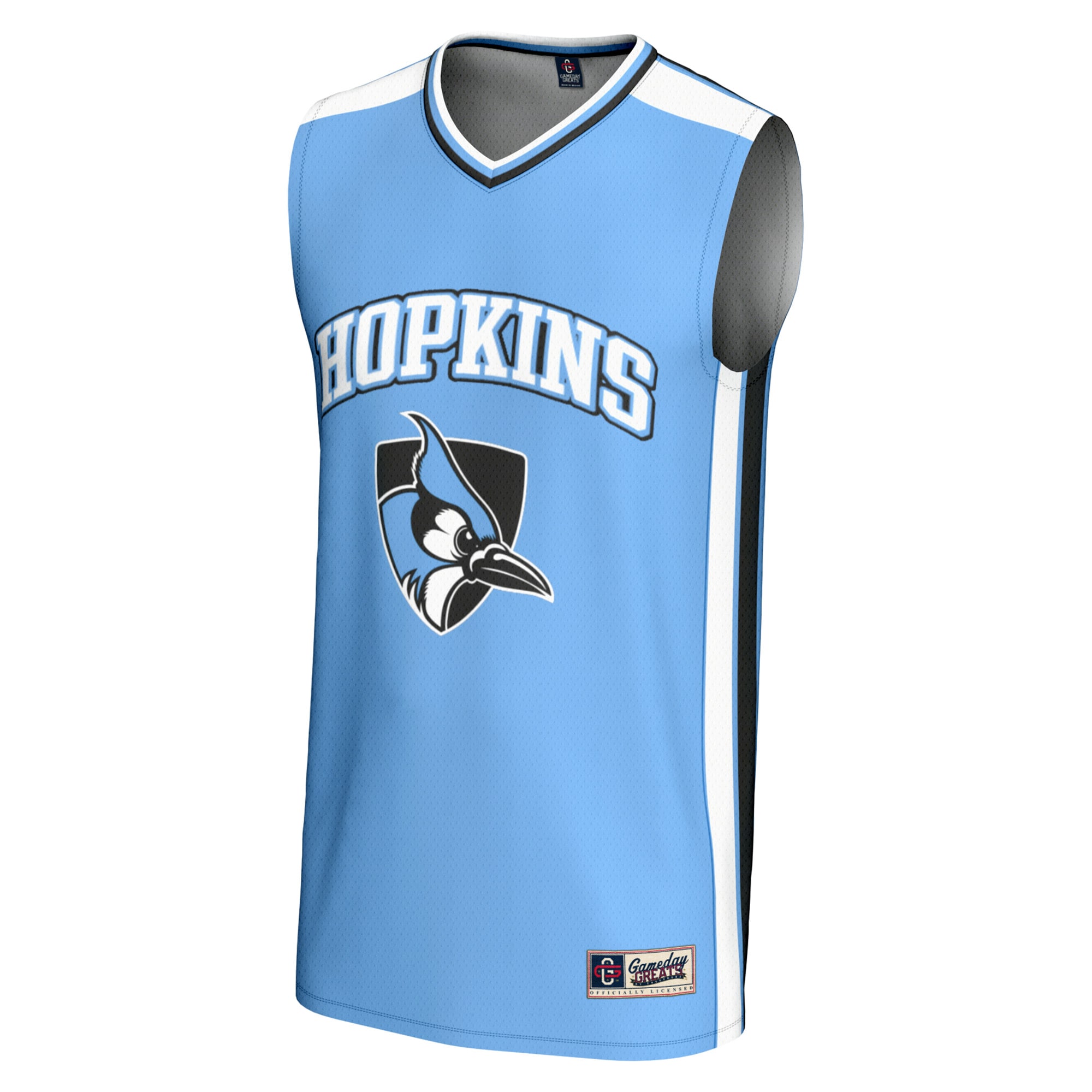 [DDG] Johns Hopkins Blue Jays GameDay Greats Youth Spirit Basketball Jersey - Light Blue