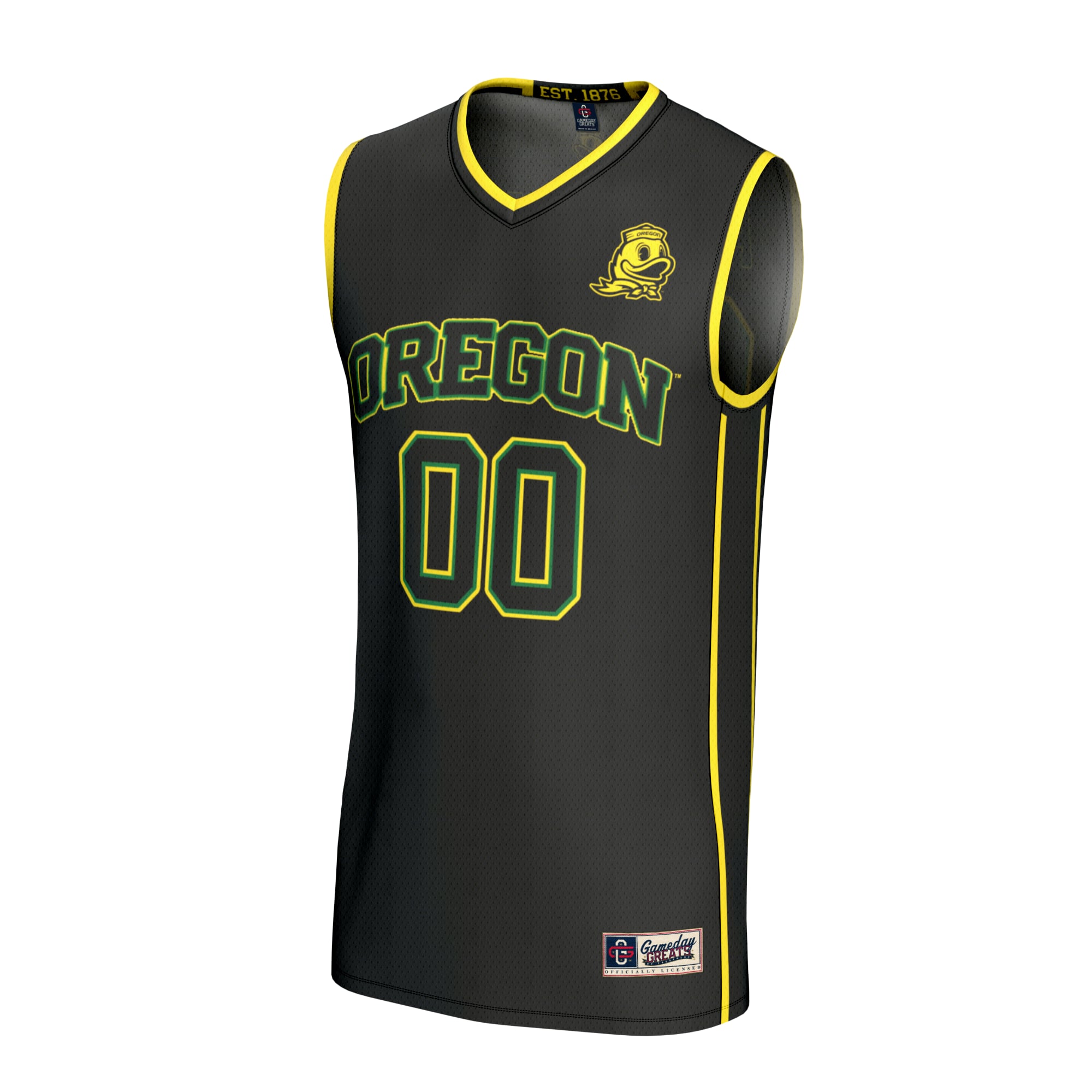 Oregon Ducks GameDay Greats Youth Lightweight Collegiate Men's Basketball NIL Pick-A-Player Fashion Jersey - Black