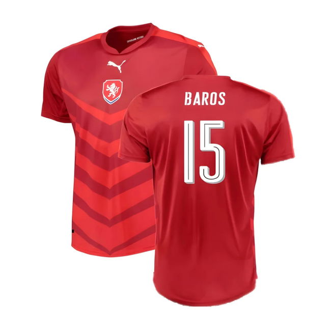 Czech Republic 2016-17 Home Shirt ((Very Good) XXL) (Baros 15)