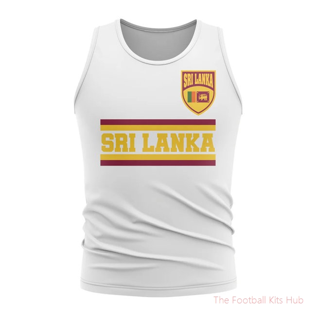 Sri Lanka Core Football Country Sleeveless Tee (White)