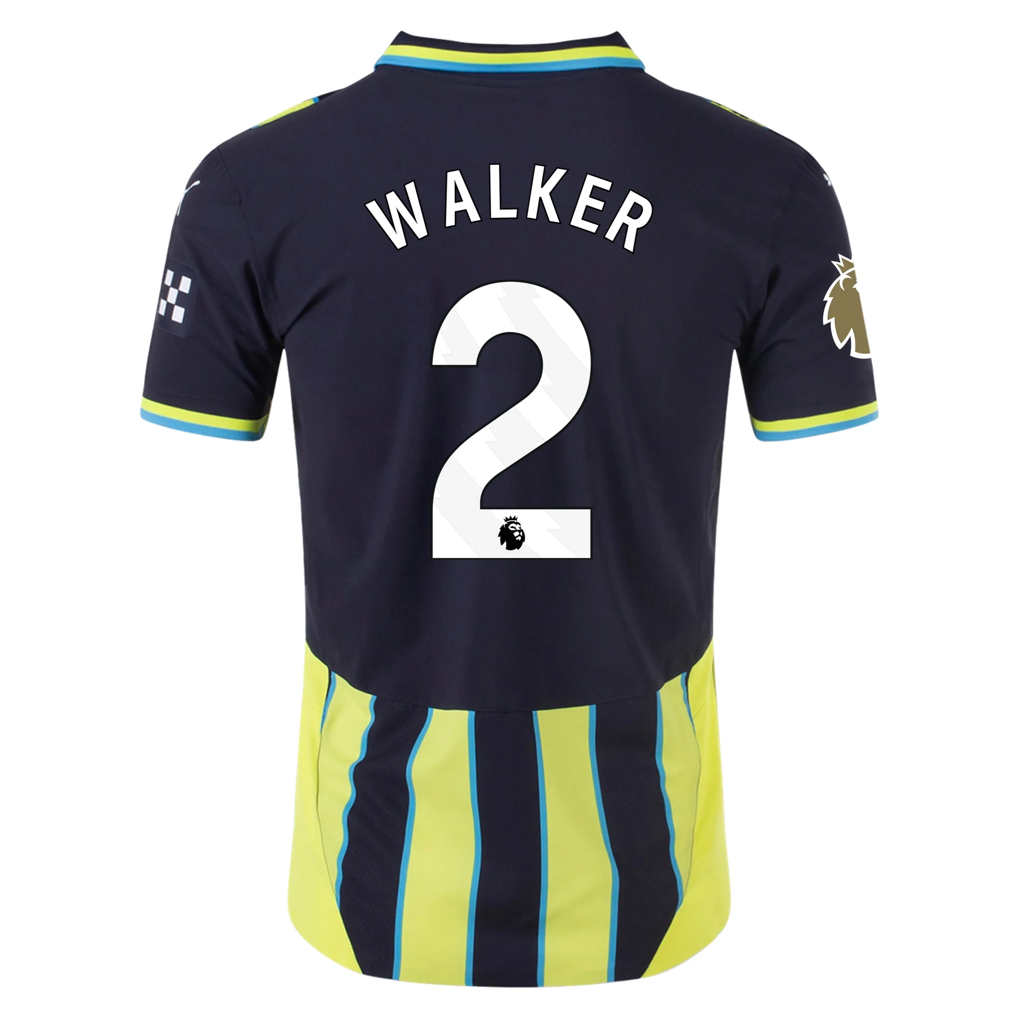 Manchester City Walker 2024-2025 UCL Away Jersey – Authentic Shirt