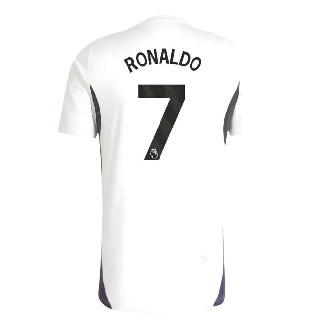 retro 2025-2026 Man Utd Training Jersey (White) (Ronaldo 7)