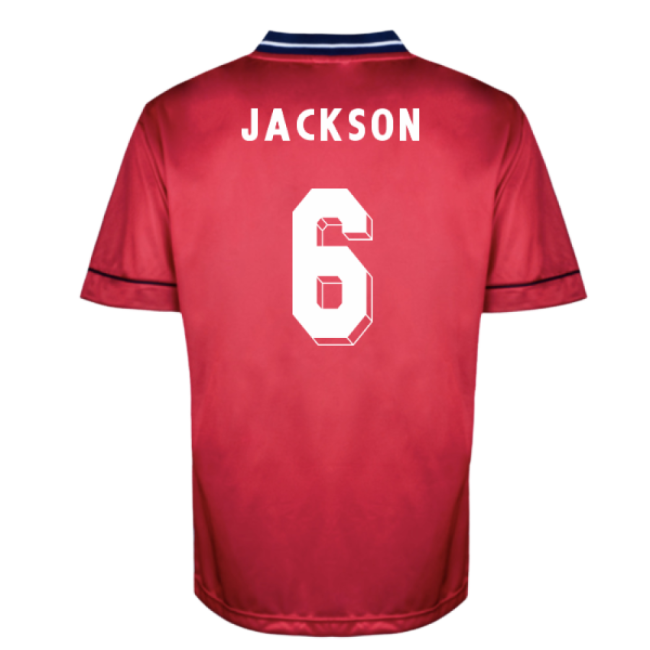 Avid Norwich Away Retro Shirt Jackson #6 High Performance Modern S...