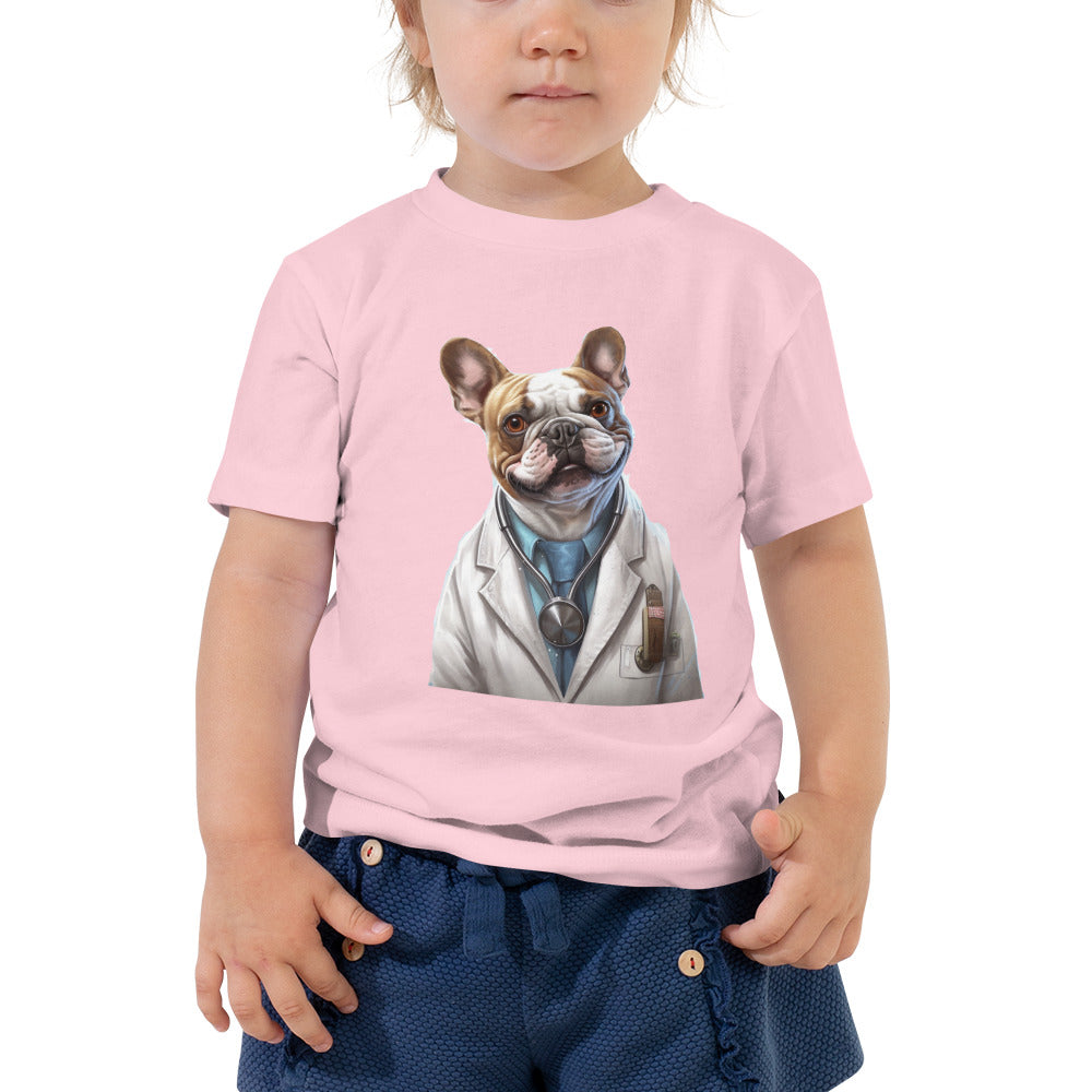 Everyday Doctor Frenchie Toddler Staple Tee - Inspiring And Comfortab...