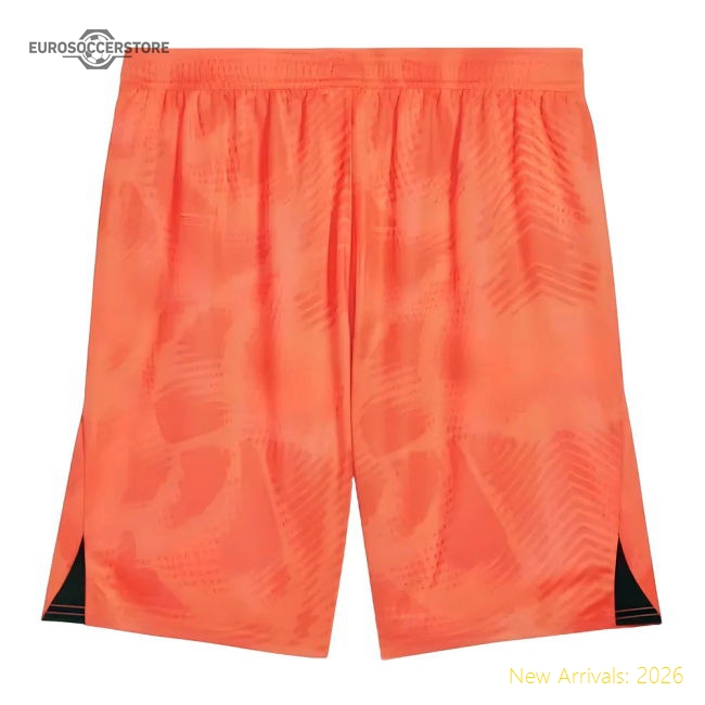 Premium 2024-2025 Man City Home Goalkeeper Shorts (neon Sun)