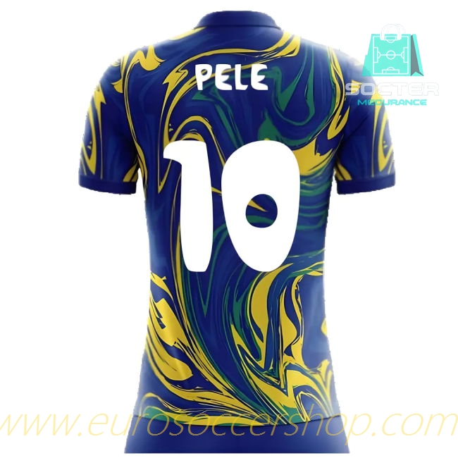 2025-26 Collection Brazilian National Team Authentic Away Jersey Concept (Pele 10)