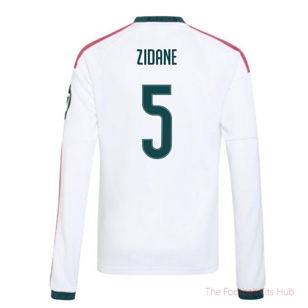 [SPK] 2026/27 Real Madrid Long Sleeve Home Shirt Kids Zidane 5