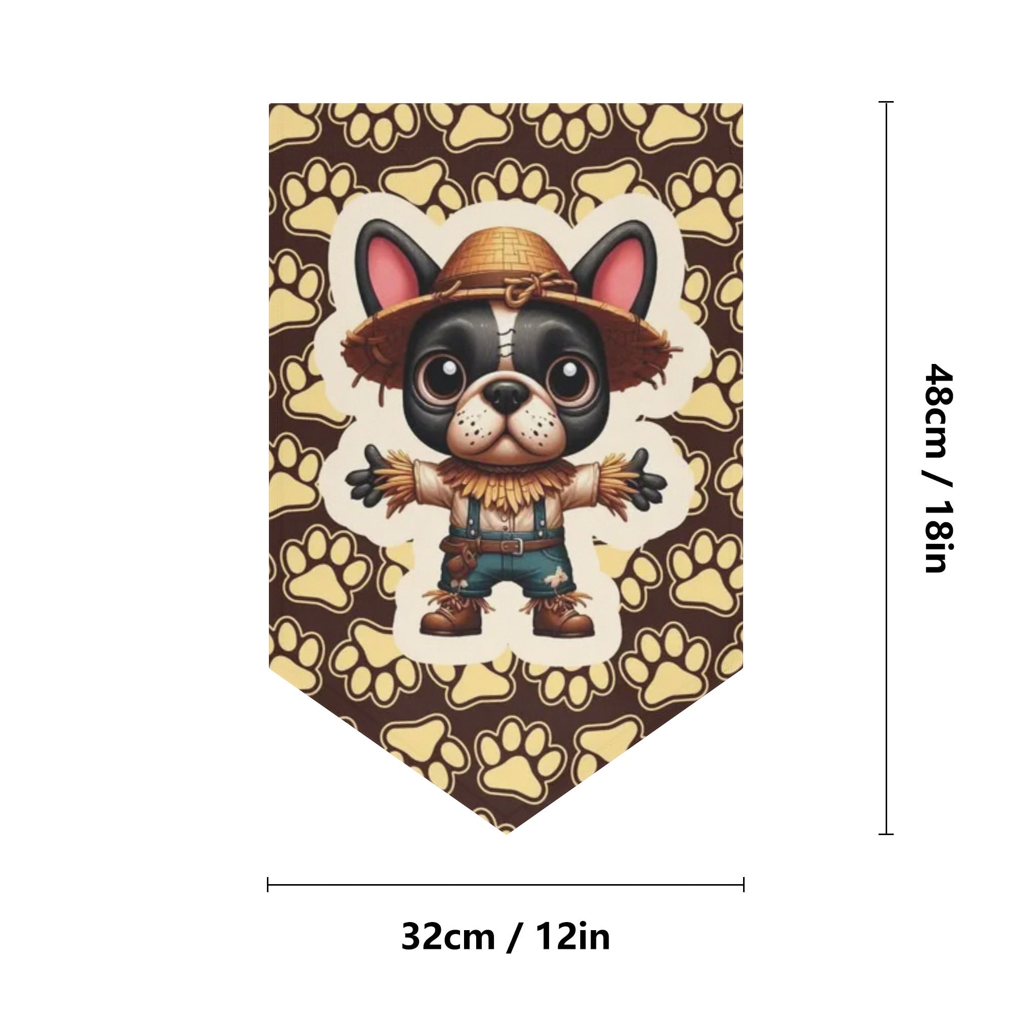 French Bulldog Chanel Garden Flag Banner Comfy Pet Product
