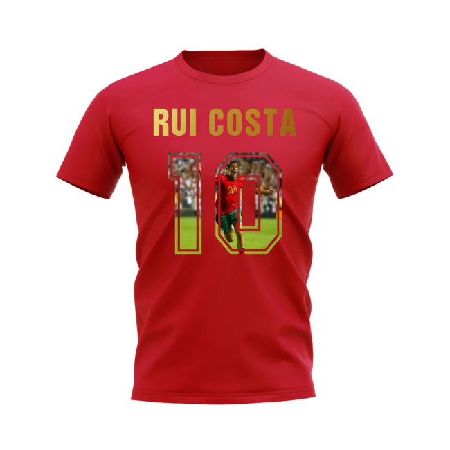 Rui Costa Name And Number Portugal T-Shirt (Red) Quality