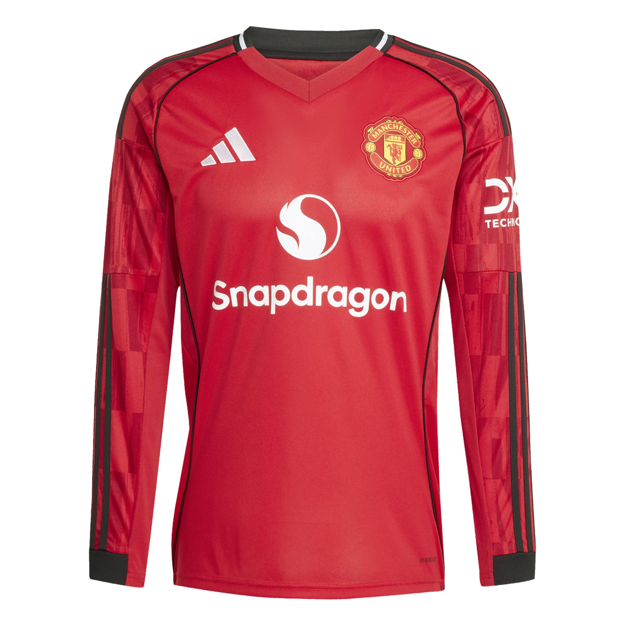 Manchester United Sleeve 2025-2026 UCL Home Jersey – Authentic Shirt