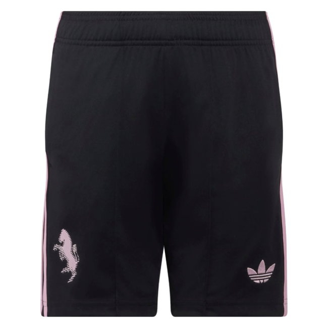 [DDJ] 2026 2027 Juventus Shorts Away Kids Apparel (Black)