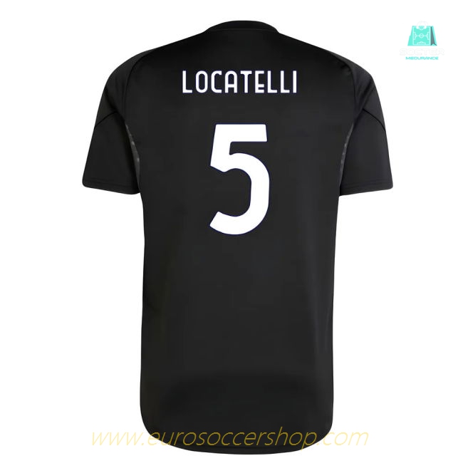 2025-2026 Juventus Training Shirt (Black) (Locatelli 5)