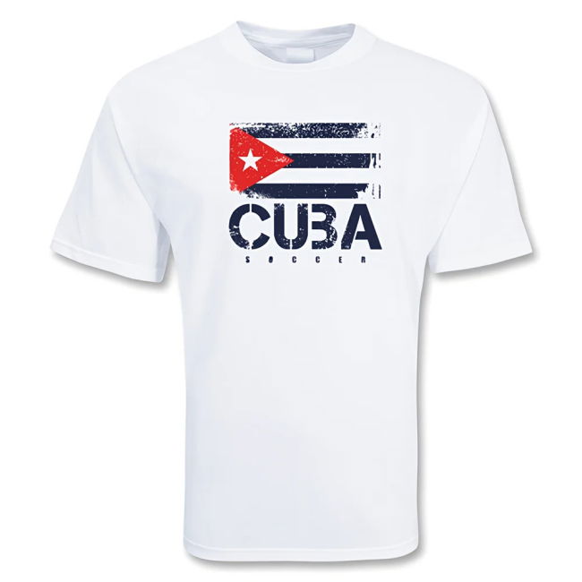 Match Worn Style Cuba Top Level Home Professional Jersey