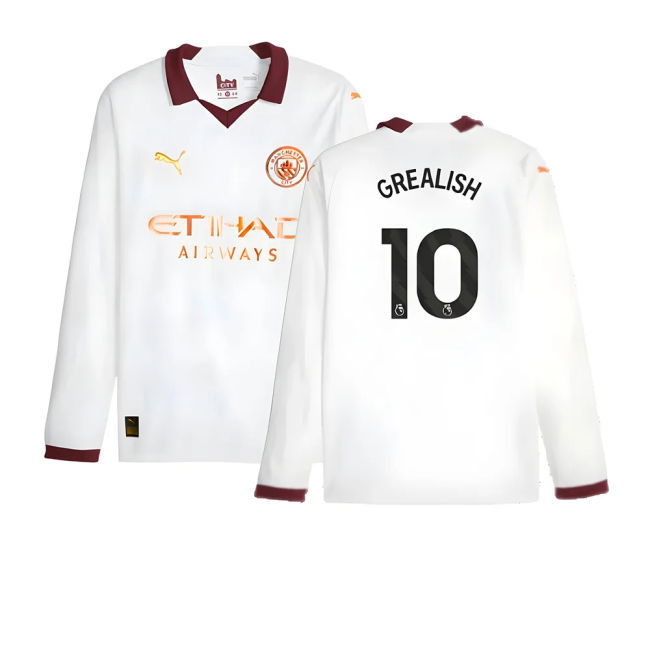 Popular 2023-2024 Away Football Shirt Moisture-Wicking GREALISH 1#655