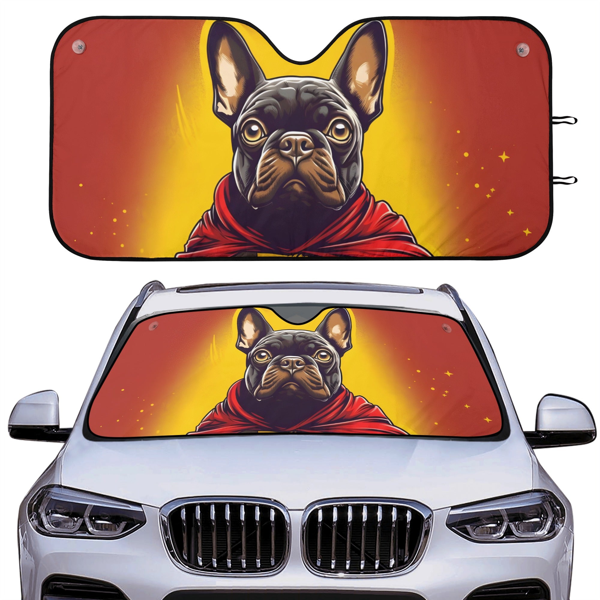 French Bulldog Poppy Car Auto Sun Shade Durable Dog Item