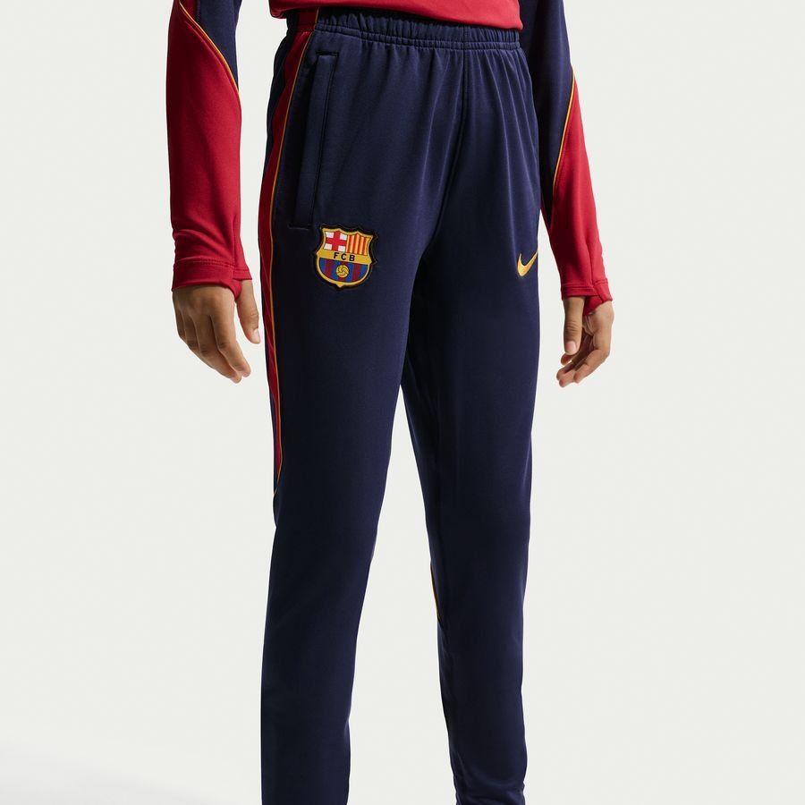 [LK] Barcelona Trousers Dri FIT Strike Blackened Blue/Noble Red/Mineral Training