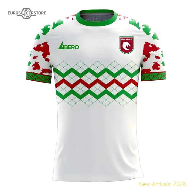 Official Myanmar Concept 20252026 Home Kit () Breathable