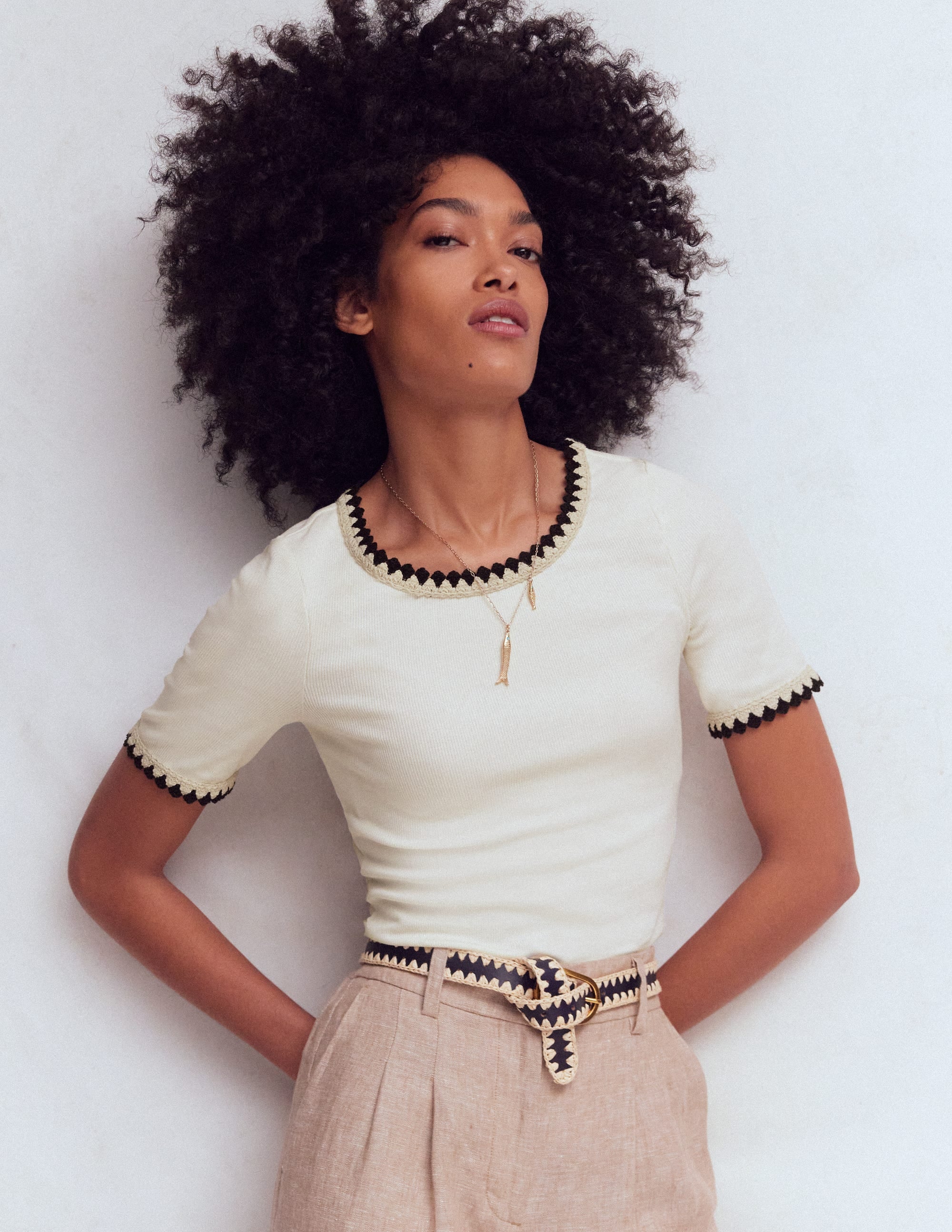 Maddie Trim Detail T-Shirt