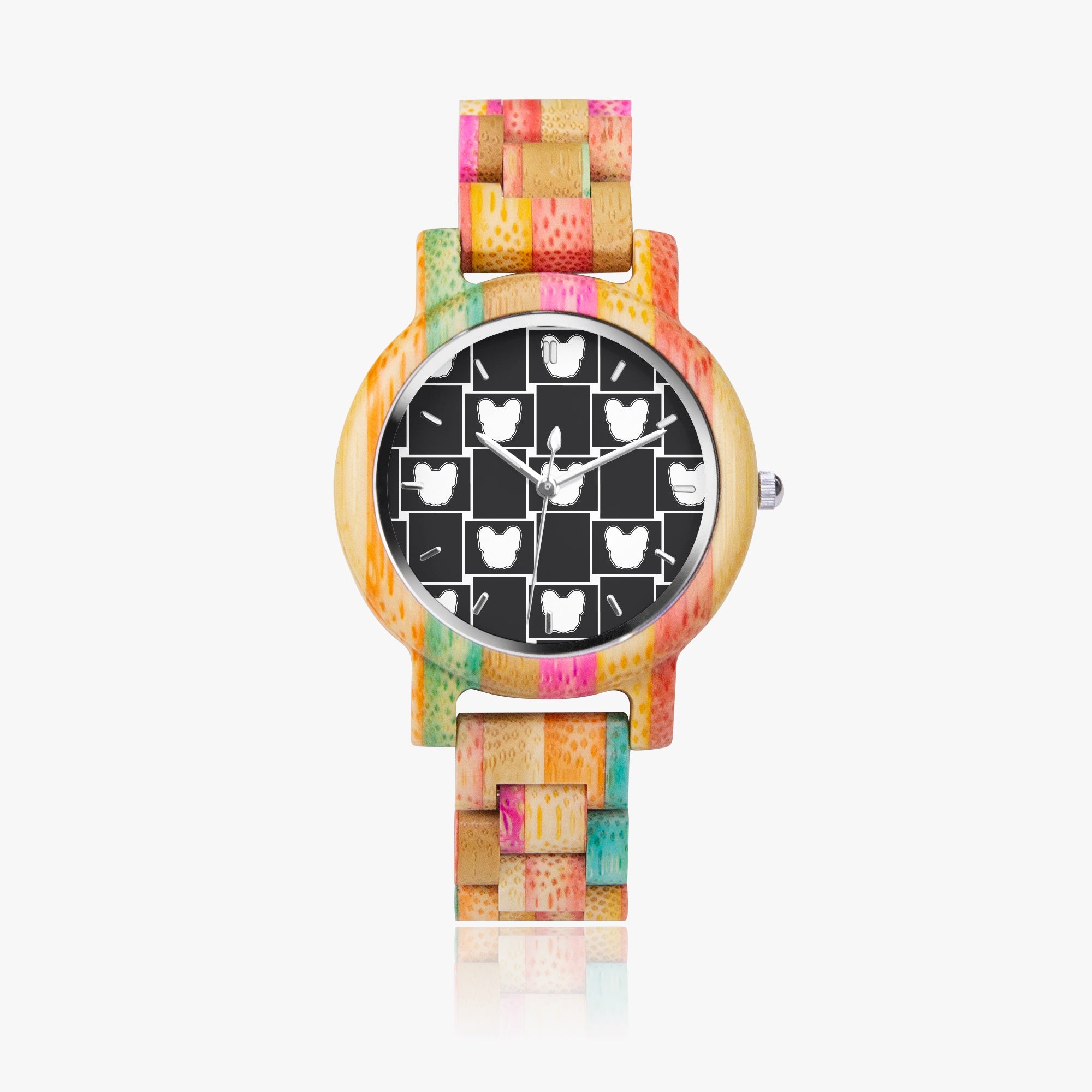 Ames - Stylish Wooden Watch for Frenchie Lovers
